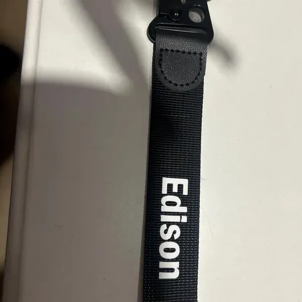 black with white letters