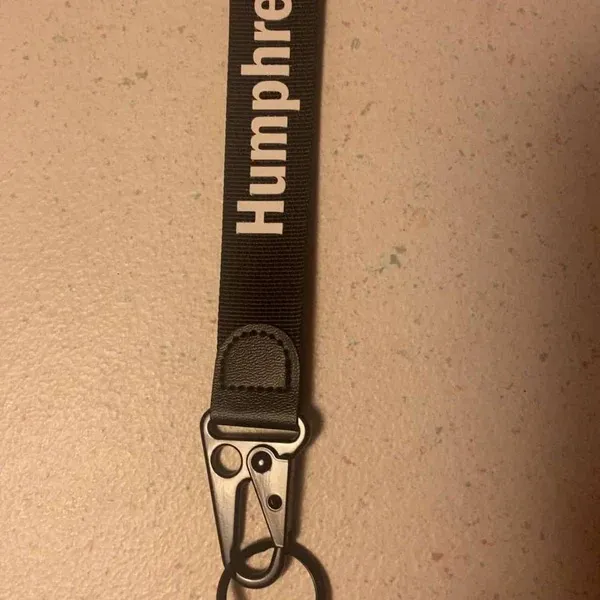 black with white letters