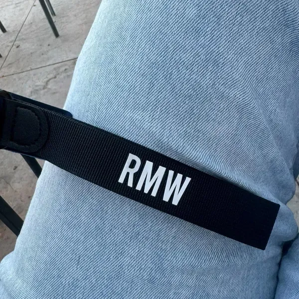 black with white letters