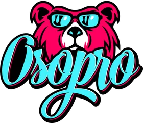 OsoPro bear mascot wearing sunglasses