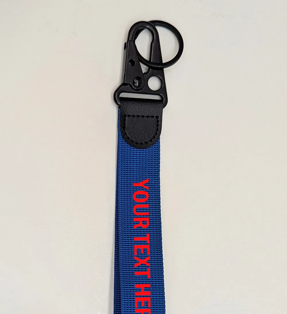 Wristlet Keychain in Blue
