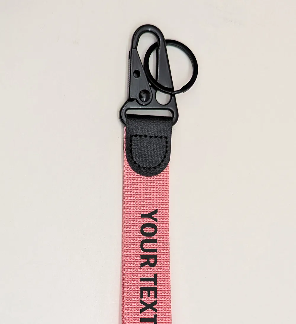 Wristlet Keychain in Pink