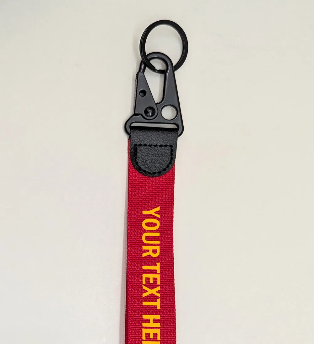 Wristlet Keychain in Red